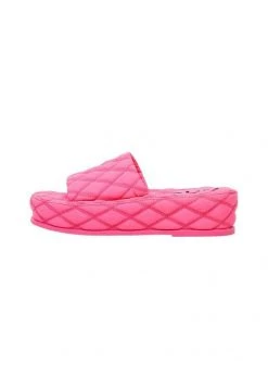 Mango Damen CLO - Pantolette Flach - Rose Fluo