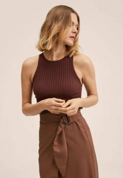 Mango PAREO - Wickelrock - Brązowy | Damen -Mango Populaire Boutique 68fdc0e8e0d545d992dcca5cad0e4b43