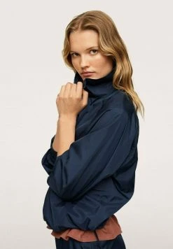 Mango Windbreaker - Nachtblau | Damen -Mango Populaire Boutique 69758d52d2d742d080ad7748da069603