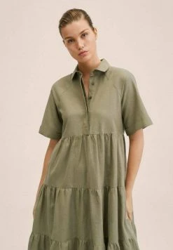 Mango MOKORO-L - Blusenkleid - Kaki | Damen 10 Mango MOKORO-L - Blusenkleid - Kaki | Damen -Mango Populaire Boutique 69c4b61cffa54821b760aa9779919ad5