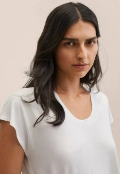 Mango VISCA - T-Shirt Basic - Wit | Damen -Mango Populaire Boutique 6a4d438512254e399f801e5d6e469646