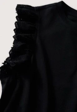 Mango Damen SUIZA - Top - Schwarz -Mango Populaire Boutique 6a87bd8a81aa41108d94b20bfb19c97a