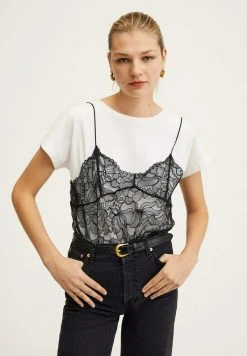 Mango Damen SENDA - Top - Zwart