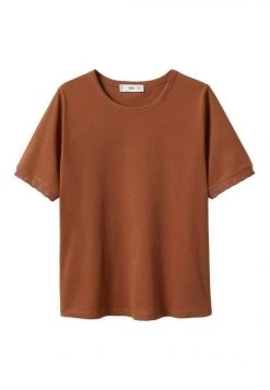 Mango MANDI - T-Shirt Basic - Oranjebruin | Damen -Mango Populaire Boutique 6aec115a42c34f7d8980fead5a807c1d