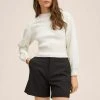 Mango Strickpullover - Crudo | Damen -Mango Populaire Boutique 6b8358f571934fc5a019ff4278417d85