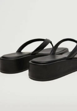 Mango SIM - Zehentrenner - Black | Damen -Mango Populaire Boutique 6bd600141b7b4015b96a2311b6ef5678