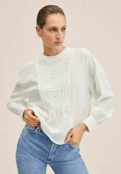 Mango Damen SAKURA - Bluse - Gebroken Wit