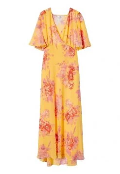 Mango ROMANCE - Maxikleid - Geel | Damen -Mango Populaire Boutique 6bededfa461a44cdb8cfc3d8e8b924d5