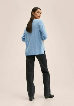 Mango LOMBIA - Strickpullover - Light Blue | Damen -Mango Populaire Boutique 6bf60f7fc3ca464090112db99e14b63e
