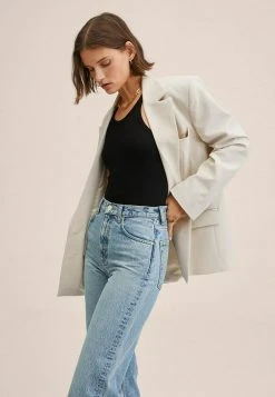 Mango Jeans Straight Leg - Bleu Moyen | Damen -Mango Populaire Boutique 6c89fef7d59a47f4a3b1af38dbb46cbd