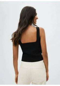 Mango Top - Zwart | Damen -Mango Populaire Boutique 6c9370cc2f2f4cf783ef8fdb91550b9e