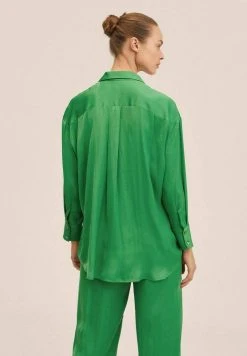 Mango TALL - Hemdbluse - Groen | Damen -Mango Populaire Boutique 6d8e902cff764136b0e85c67b94525ac