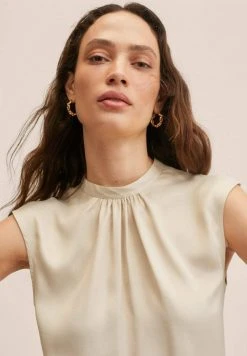 Mango NATALIE - Bluse - Gris Clair Pastel | Damen