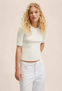 Mango LILITA - T-Shirt Basic - Off White | Damen