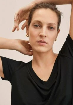 Mango Damen VISPI - T-Shirt Basic - Noir -Mango Populaire Boutique 6eaff5896bd542c9ad15bb50dffe8fdd