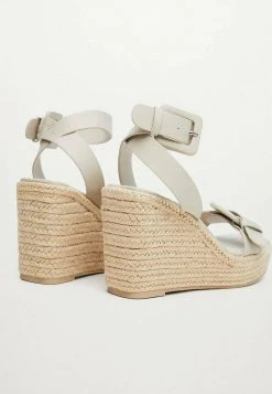 Mango MAITE - Keilsandalette - Grey | Damen -Mango Populaire Boutique 6eebef6802344e418582d9e9f19b994f