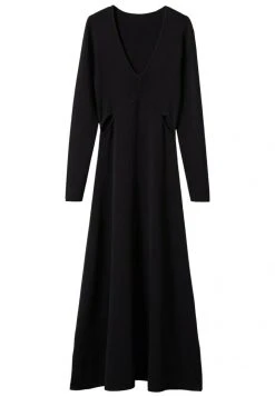 Mango AGNES - Strickkleid - Schwarz | Damen -Mango Populaire Boutique 6fd4d241d9014fb4ab0baf707feddf38