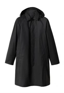 Mango BILBAO I - Klassischer Mantel - Schwarz | Herren