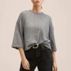 Mango VEGA - Strickpullover - Medium Heather Grey | Damen