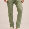 Mango BILLY - Jeans Slim Fit - Khaki | Herren -Mango Populaire Boutique 70577974e1b748f5907bab0c01eed60b