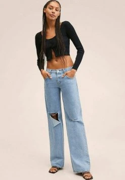 Mango VILLA - Strickjacke - Black | Damen -Mango Populaire Boutique 705a9667a9d543a9a7c7f3b583db6055