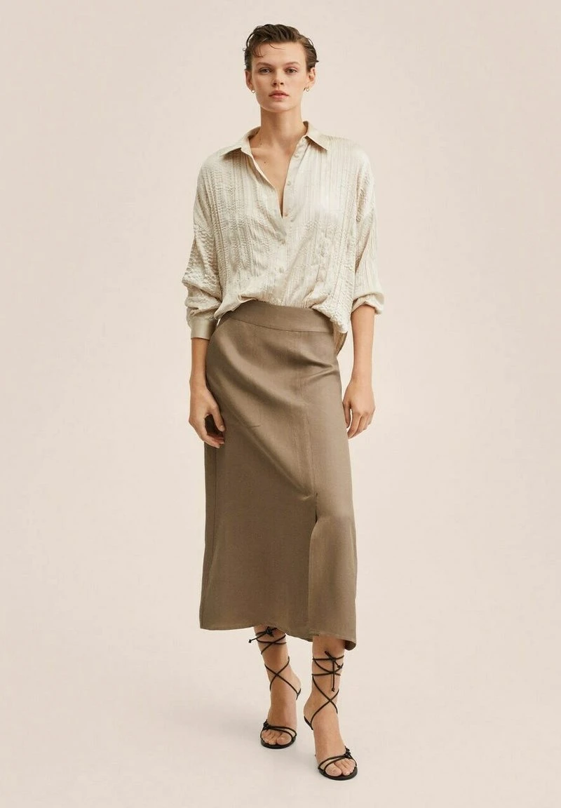 Mango A-Linien-Rock - Braun | Damen 4 Mango A-Linien-Rock - Braun | Damen – Bild 2