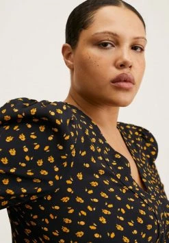 Mango NATURE - Blusenkleid - Zwart | Damen -Mango Populaire Boutique 70a0d5ad61f440049b7176f15ce9ac72