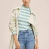 Mango JAMES - Langarmshirt - Pastelgroen | Damen -Mango Populaire Boutique 70c12a377ae242edaee189fdf64b216e