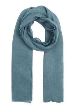 Mango Herren Schal - Bleu Pétrole