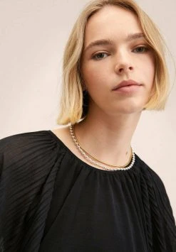 Mango CALDA - Bluse - Zwart | Damen -Mango Populaire Boutique 713b7d41564d4071aed944cc2b998e62