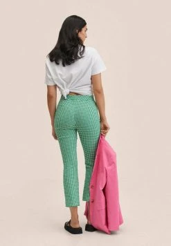 Mango TROMPY - Stoffhose - Green | Damen -Mango Populaire Boutique 7143d366845447409fb19bfe2bf0a901