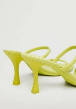 Mango Pantolette Hoch - Lime | Damen -Mango Populaire Boutique 71b51a69d1d749379de631be804761bb