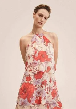 Mango Damen Freizeitkleid - Rouge -Mango Populaire Boutique 71b847db01b74ebb91e7b46d763cec7f