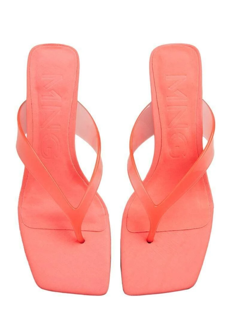 Mango RETRO - Zehentrenner - Kauwgumroze | Damen 5 Mango RETRO - Zehentrenner - Kauwgumroze | Damen – Bild 3