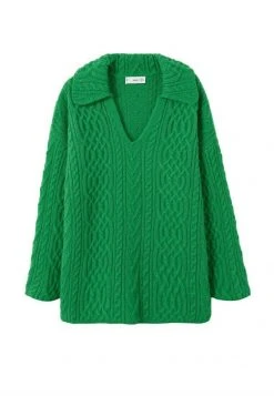 Mango BOLAT - Strickpullover - Groen | Damen -Mango Populaire Boutique 7242779c56db4da08028b12aee9db39f