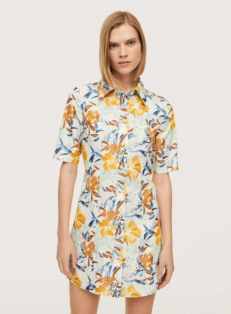 Mango HONEY H - Blusenkleid - Blanc Cassé | Damen 3 Mango HONEY H - Blusenkleid - Blanc Cassé | Damen