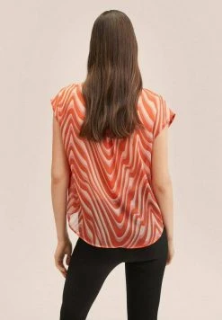 Mango LIDIA - Bluse - Pomarańczowy | Damen -Mango Populaire Boutique 72a63d02e1a943148a31a8adb9fc99dd