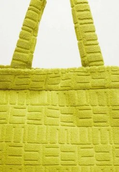 Mango SANAU - Shopping Bag - Limette | Damen -Mango Populaire Boutique 73158351710d4084aa2f46494d8f5ad9