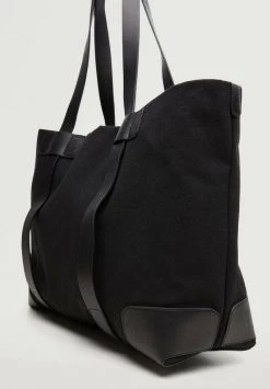 Mango Shopping Bag - Schwarz | Herren -Mango Populaire Boutique 732661f5b45a45bbae653582fe946c64