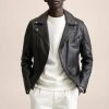 Mango PERFECT - Lederjacke - Schwarz | Herren -Mango Populaire Boutique 73b044bad7e742c0bc4bc6bb7c01298f