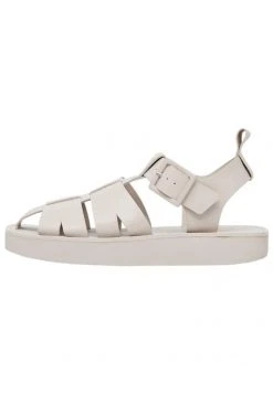 Mango MAR - Plateausandalette - Bianco Sporco | Damen