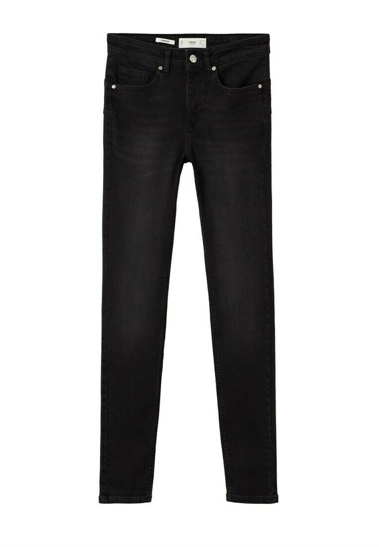 Mango PUSHUP - Jeans Skinny Fit - Black Denim | Damen 7 Mango PUSHUP - Jeans Skinny Fit - Black Denim | Damen – Bild 5