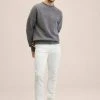 Mango BILLY - Jeans Slim Fit - Off White | Herren