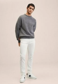 Mango BILLY - Jeans Slim Fit - Off White | Herren