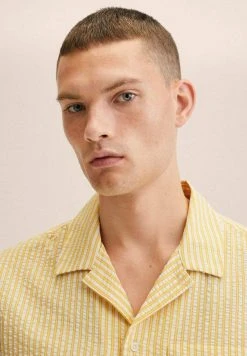 Mango MAR - Hemd - Geel | Herren -Mango Populaire Boutique 74a656a02ef04978b6db658851b69c13