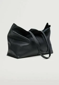 Mango Damen Shopping Bag - Noir -Mango Populaire Boutique 754d573e8d4546a0a5d1eaad0b47e609