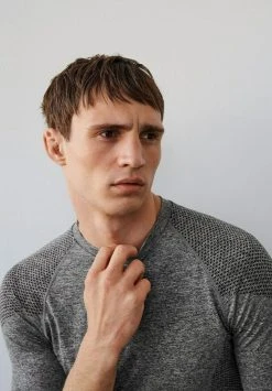 Mango T-Shirt Print - Gris | Herren -Mango Populaire Boutique 756904d50e56496d894988d821fe227e