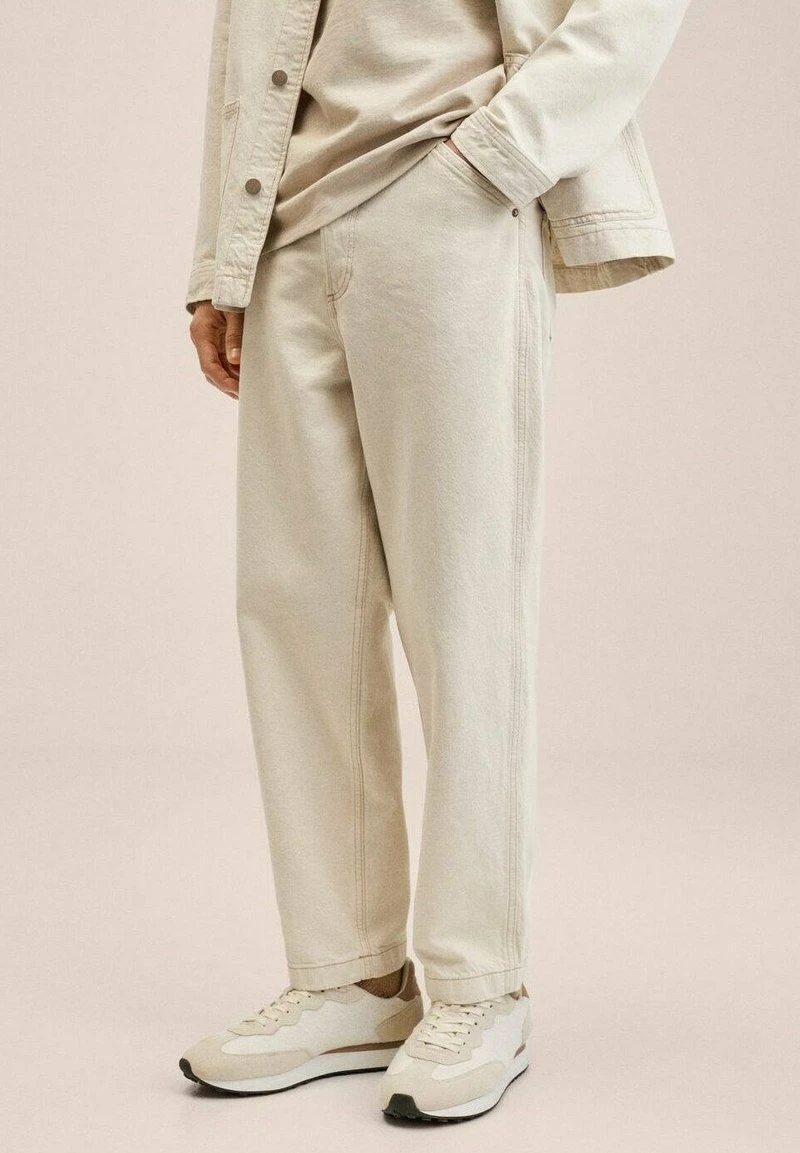 Mango Herren Jeans Relaxed Fit - écru 3 Mango Herren Jeans Relaxed Fit - écru