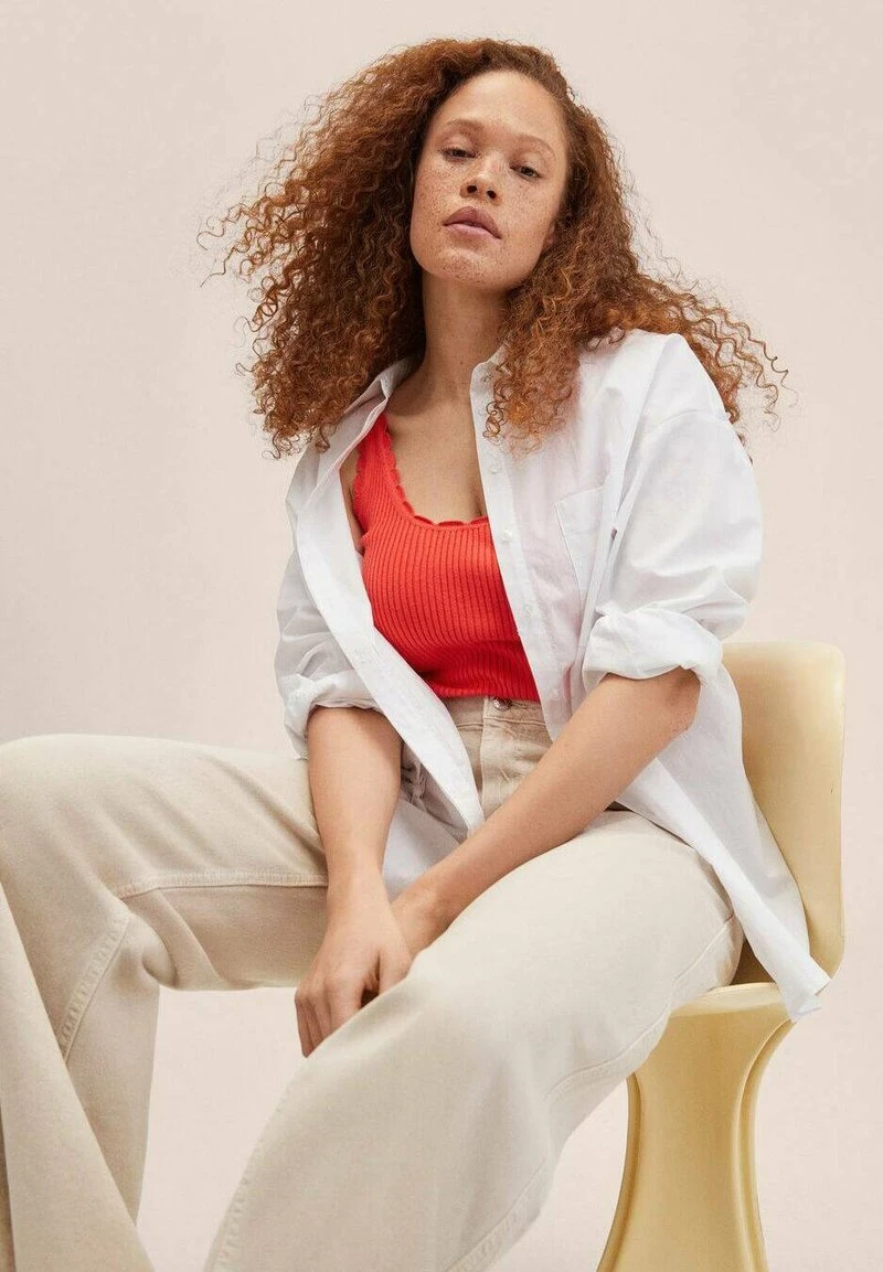 Mango Damen CROCHY - Top - Kersenrood 7 Mango Damen CROCHY - Top - Kersenrood – Bild 5