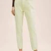 Mango Jeans Slim Fit - Lime | Damen